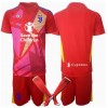 Baby Fußballbekleidung Juventus Torwart Heimtrikot 2024-25 Kurzarm (+ kurze hosen)